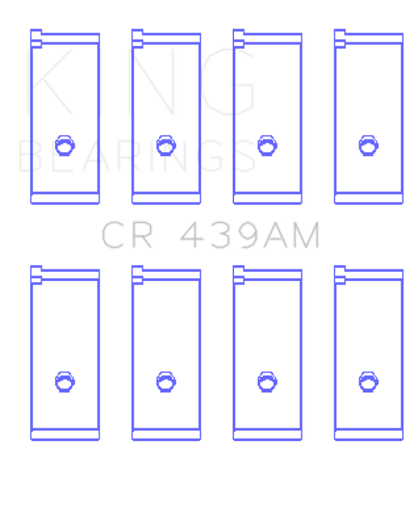 King Engine Bearings Honda A18A1/A20A1/B20A3/BS1/ES/ET1-2 Connecting Rod Bearing Set - Bull Strap