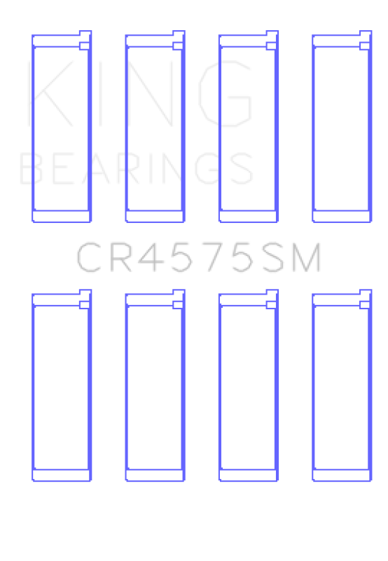 King Engine Bearings Hyundai i30 G4FC Connecting Rod Bearing Set - Bull Strap