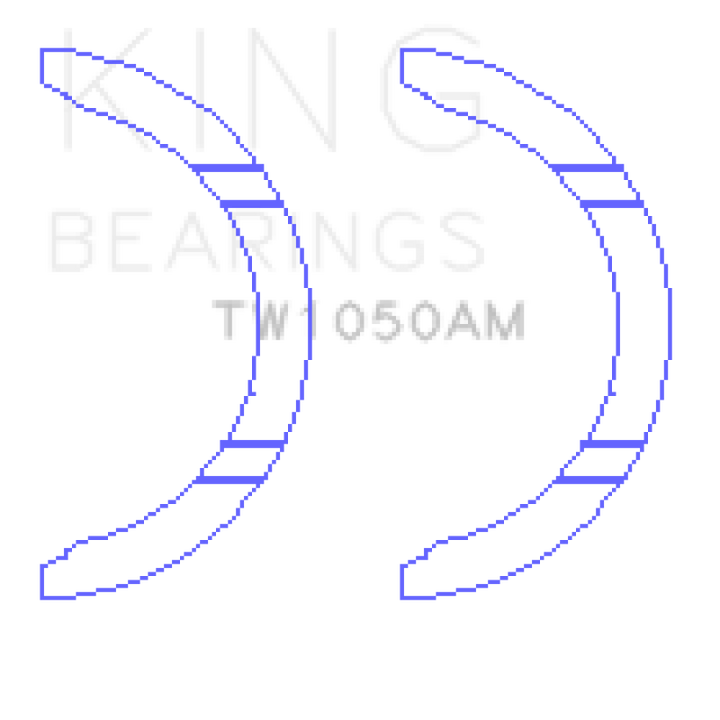 King Engine Bearings Mitsubishi EVO X 4B11T/Hyundai G4KC/G4KD/G4KE Thrust Washer Set - Bull Strap