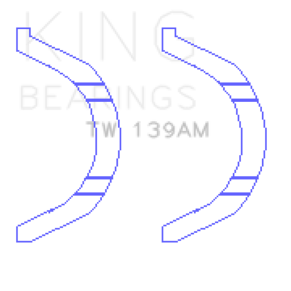 King Engine Bearings Nissan SR18/SR20 Thrust Washer Set - Bull Strap