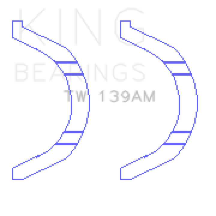 King Engine Bearings Nissan SR18/SR20 Thrust Washer Set - Bull Strap