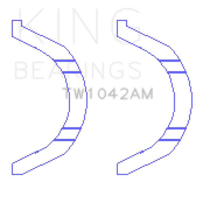 King Engine Bearings Nissan VR38DETT/VQ35AHR/VQ37HR Thrust Washer Set - Bull Strap