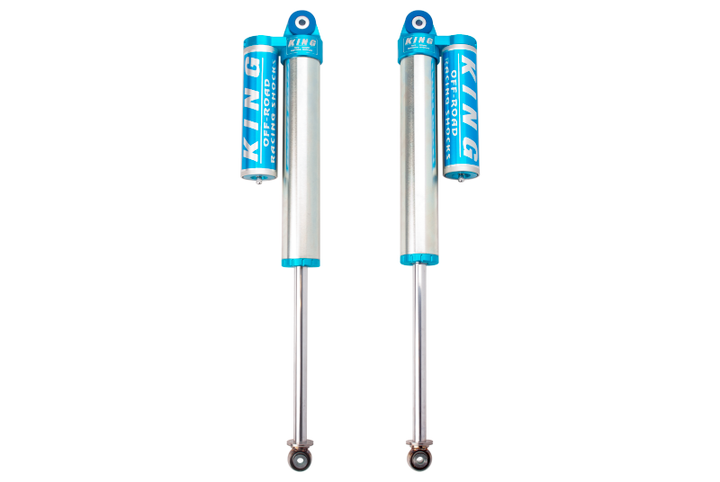 King Shocks 09-14 Ford F150 2WD/4WD Rear 2.5 Dia Piggyback Reservoir Shock (Pair) - Bull Strap