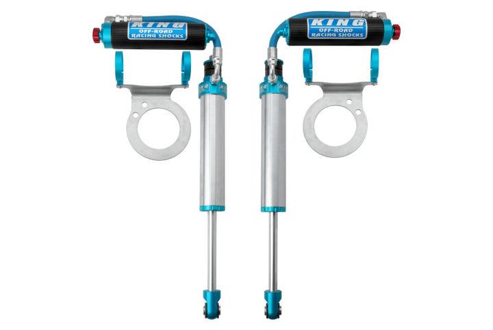 King Shocks 14+ RAM 2500/3500 Performance front shock kit 2-3in lift pair W/ adjuster - Bull Strap