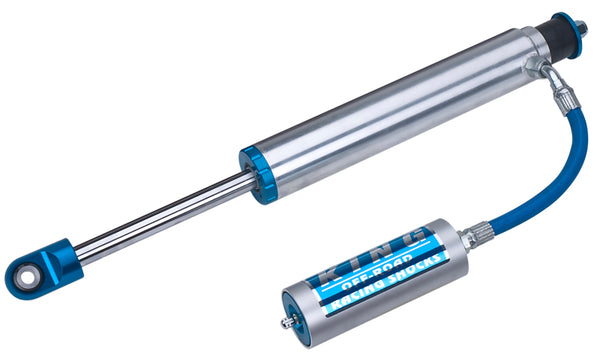 King Shocks 2005+ Toyota Tacoma (6 Lug) Rear 2.5 Dia Remote Reservoir Shock (Pair) - Bull Strap