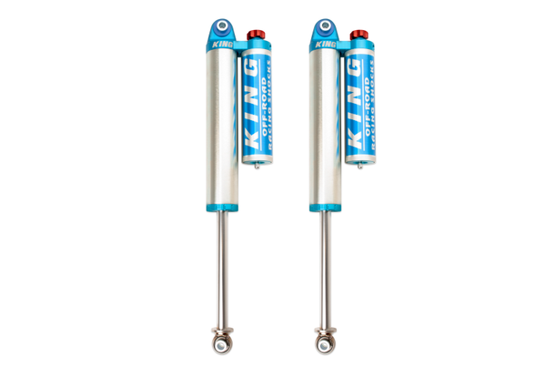 King Shocks 2017+ Chevrolet Colorado ZR2 Rear 2.5 Dia Piggyback Reservoir Shock w/Adjuster (Pair) - Bull Strap
