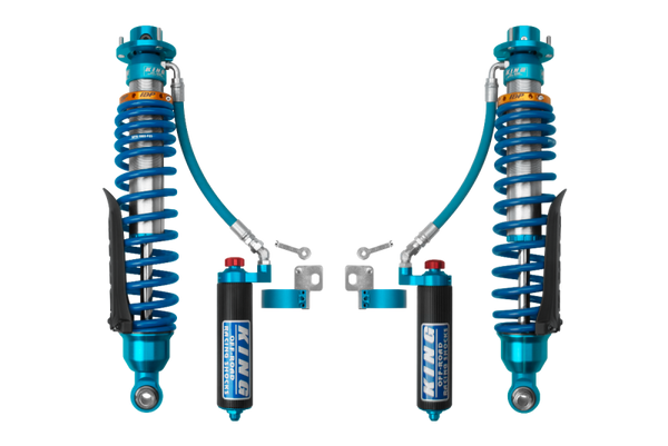 King Shocks 2019+ Ford Ranger Raptor 2.5 IBP Rear Coilovers w/ RR & Comp Adj. - Pair - Bull Strap