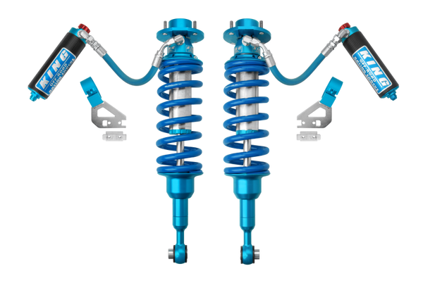 King Shocks 2024+ Toyota Tacoma 2.5 Dia Coilover W/ Remote Reservoir & Adjuster (Pair) - Front - Bull Strap