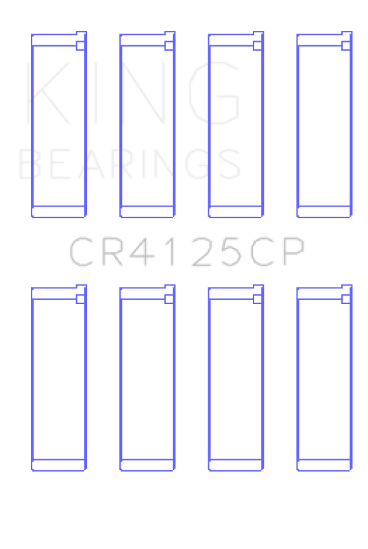 King Engine Bearings Subaru EJ20/EJ22/EJ25 (Including Turbo) Performance Rod Bearing (Set of 4) - Bull Strap