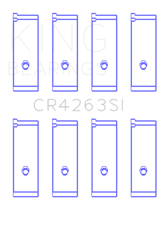King Engine Bearings Toyota 1ZZ-FE Rod Bearing Set - Size STD - Bull Strap