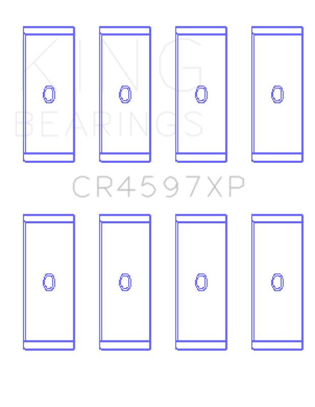 King Engine Bearings Volkswagen 2.0L FSI/TFSI Performance Rod Bearing Set - Size STD - Bull Strap