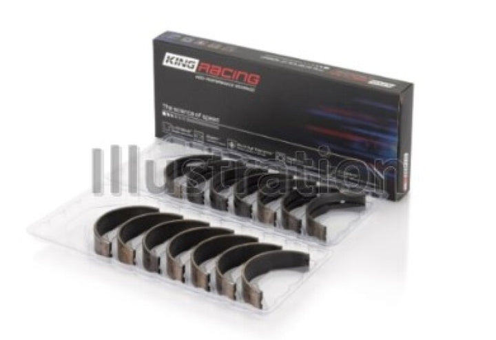 King Engine Bearings Volkswagen VR6 2.8L Performance Main Bearing Set - Size STD - Bull Strap