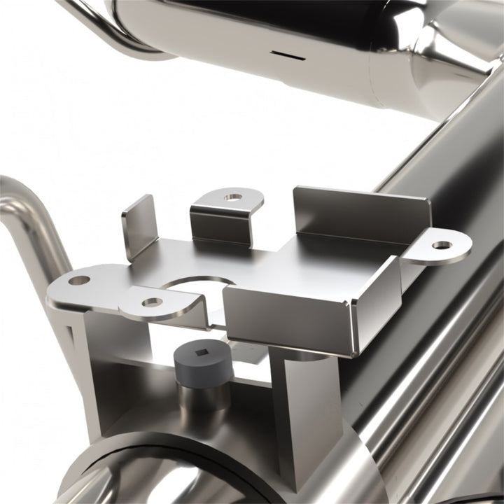 Kooks 18-24 Ford Mustang GT 5.0 3in. Valved Shotgun Cat-Back Exhaust - Carbon Tips - Bull Strap