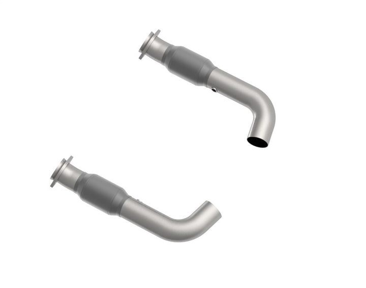 Kooks 2015 Ford Mustang GT 3in GREEN Cat Dual Conn. Pipes that go to OEM Out. SS - Bull Strap