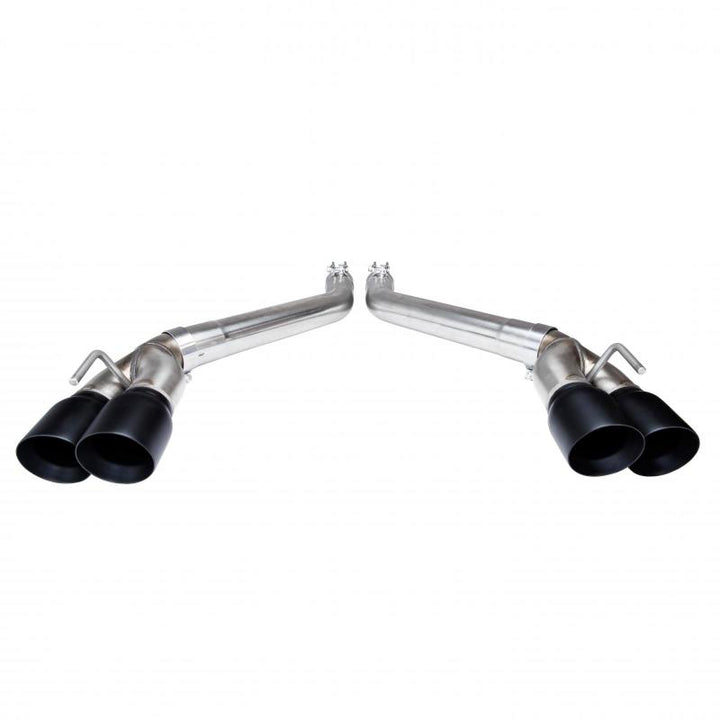 Kooks 2016 + Chevrolet Camaro SS LT1 3in Axle Back Muffler Delete Exhaust System w/ Black Quad Tips - Bull Strap
