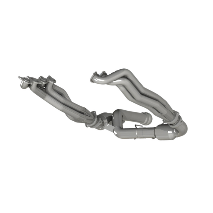 Kooks Headers 2022+ Ford F-150 Raptor R 5.2L 4V. 2in Header and H.O. Green Catted Conn. - Bull Strap