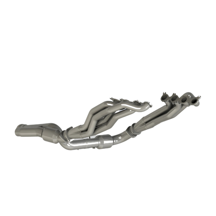 Kooks Headers 2022+ Ford F-150 Raptor R 5.2L 4V. 2in Header and H.O. Green Catted Conn. - Bull Strap
