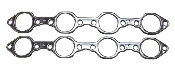 Kooks Small Block Ford Header Gasket 3in Inline Bolt Pattern Multi-Layer Aluminum - Bull Strap