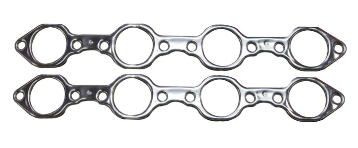 Kooks Small Block Ford Header Gasket 3in Inline Bolt Pattern Multi-Layer Aluminum - Bull Strap