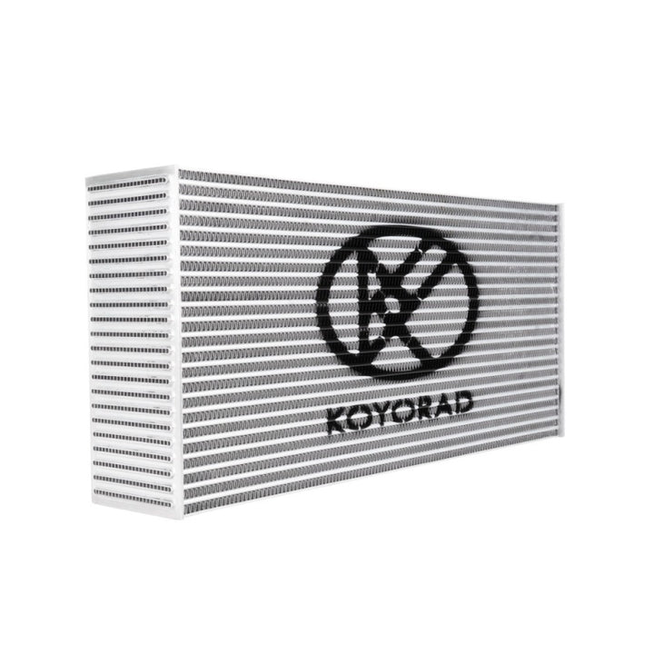 Koyo Universal Aluminum HyperCore Intercooler Core (23in. X 11in. X 4in.) - Bull Strap