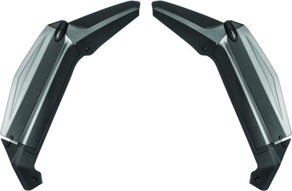 Kuryakyn Air Deflectors 18-Up Goldwing Dark Smoke - Bull Strap