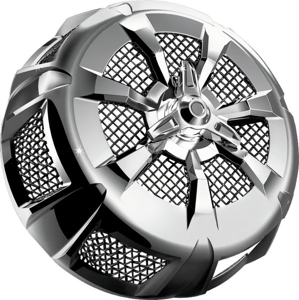 Kuryakyn Alley Cat Air Cleaner Cover Screamin Eagle Stage 1 Kits Chrome - Bull Strap
