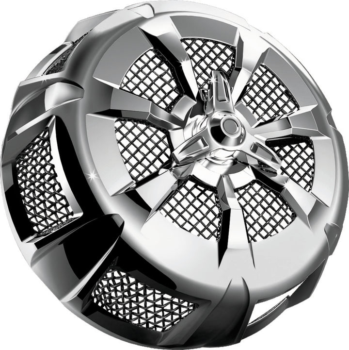 Kuryakyn Alley Cat Air Cleaner Cover Screamin Eagle Stage 1 Kits Chrome - Bull Strap