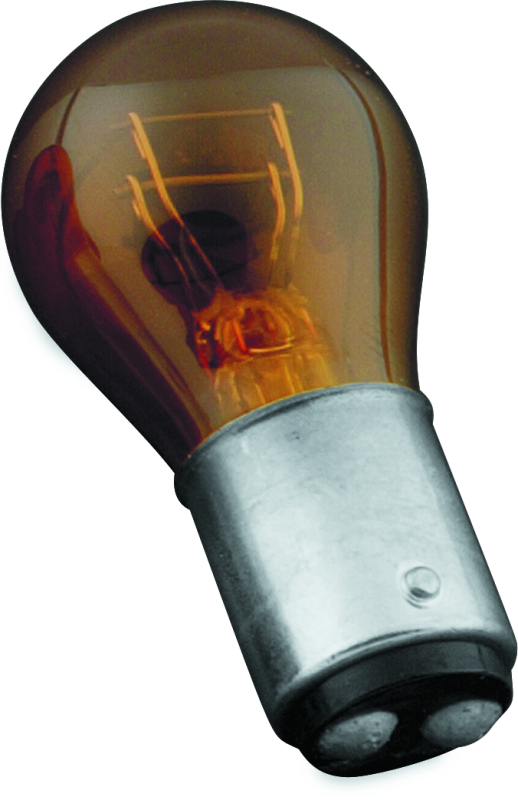 Kuryakyn Amber Incandescent Turn Signal Light Bulb - Bull Strap