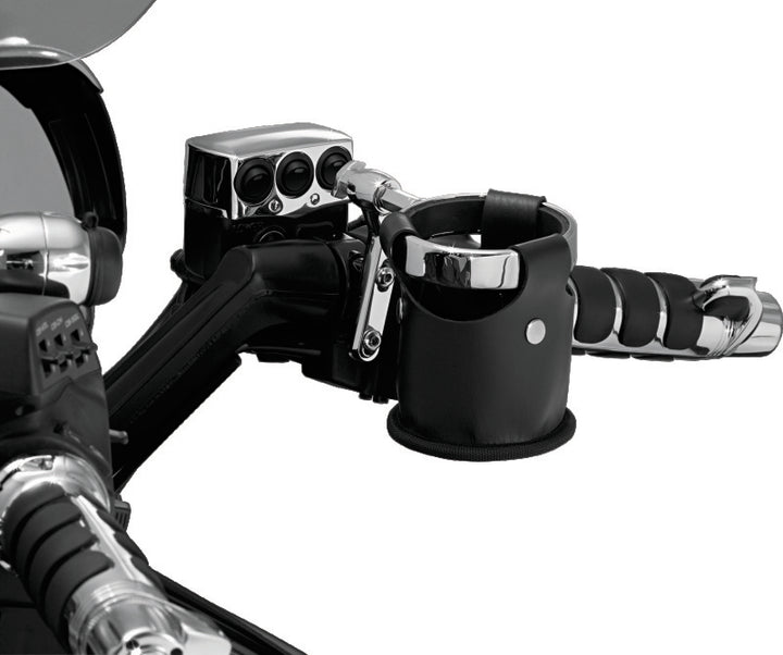 Kuryakyn Beverage Carrier Perch Mount Chrome - Bull Strap