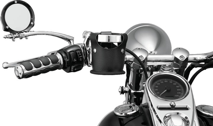 Kuryakyn Beverage Carrier Perch Mount Chrome - Bull Strap