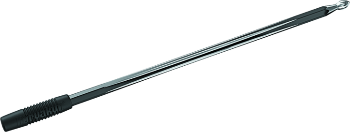 Kuryakyn Billet Antenna Hex/Grooved Black & Raw - Bull Strap