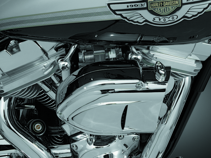 Kuryakyn Bluegrass Breather Kits 93-06 with CV Carb, 01-17 Delphi(ex. 08-17 Touring) - Bull Strap