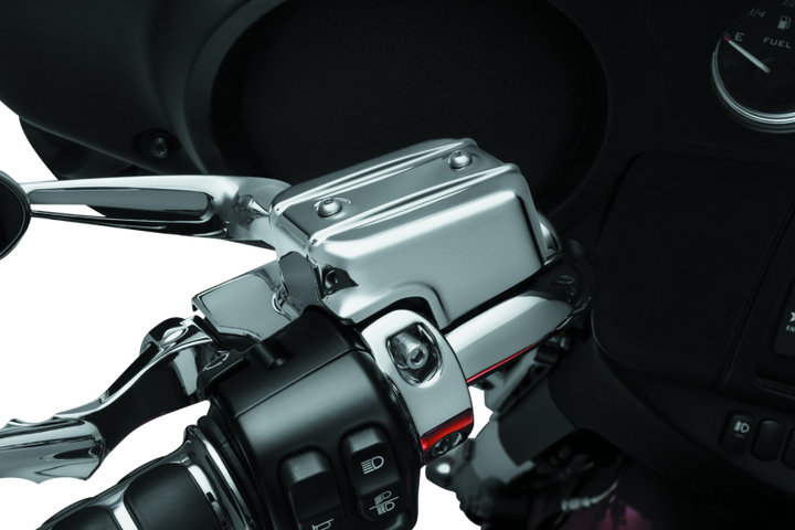 Kuryakyn Brake & Clutch Control Covers Chrome - Bull Strap