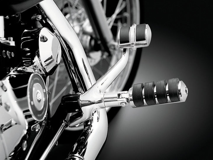Kuryakyn Brake Pedal Cover Chrome - Bull Strap