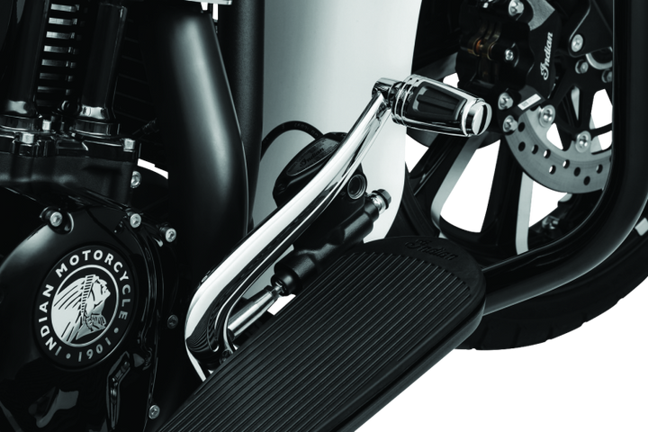 Kuryakyn Brake Pedal Indian Chrome - Bull Strap