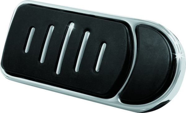 Kuryakyn Brake Pedal Pad Extension Chrome - Bull Strap