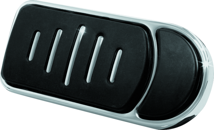 Kuryakyn Brake Pedal Pad Extension Chrome - Bull Strap