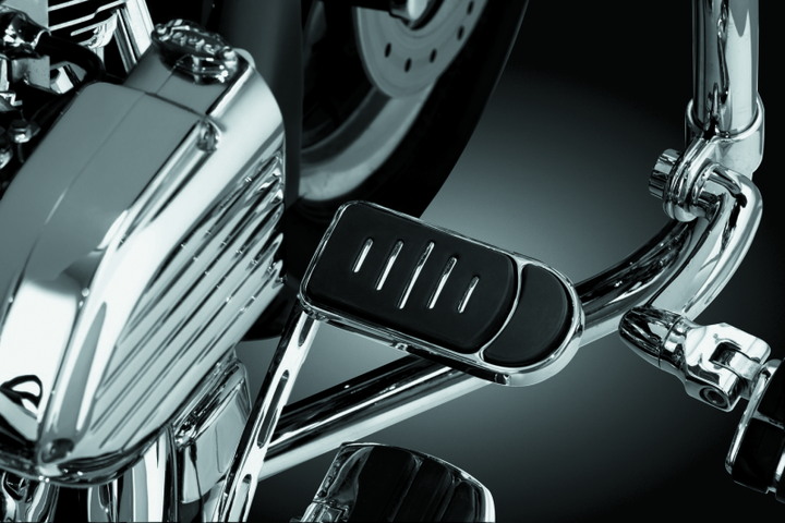 Kuryakyn Brake Pedal Pad Extension Chrome - Bull Strap