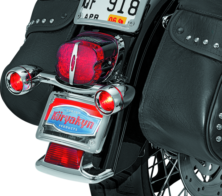 Kuryakyn Bullet Light Rear Signal Bar - Bull Strap