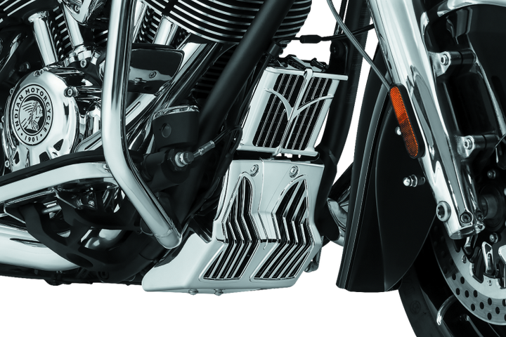 Kuryakyn Chin Fairing Indian Chrome - Bull Strap