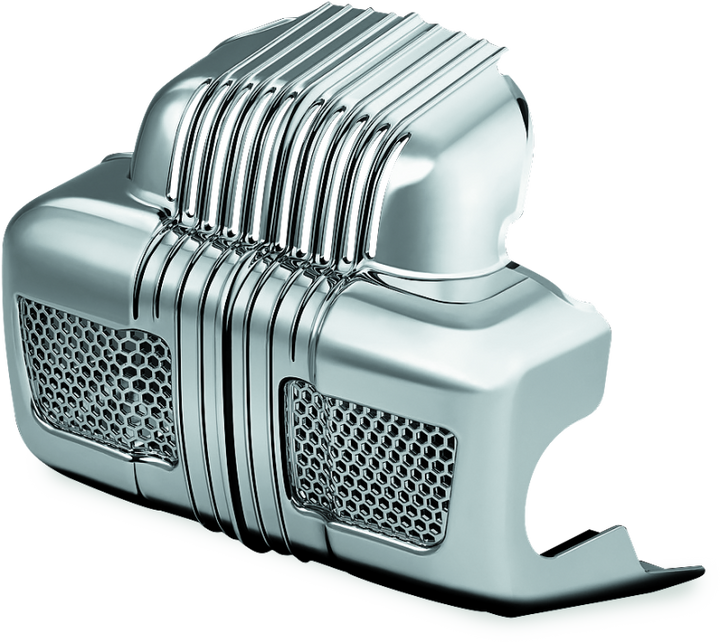 Kuryakyn Coolant Pump Cover 14-16 Touring Models Chrome - Bull Strap