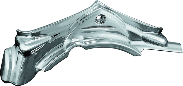 Kuryakyn Cylinder Base Cover 07-16 Touring & Dyna Models Chrome - Bull Strap