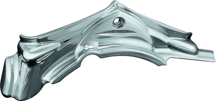 Kuryakyn Cylinder Base Cover 07-16 Touring & Dyna Models Chrome - Bull Strap