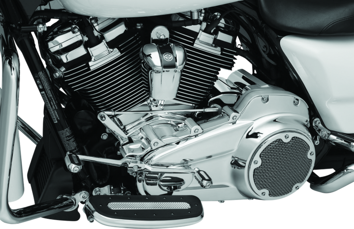 Kuryakyn Cylinder Base Cover Chrome - Bull Strap