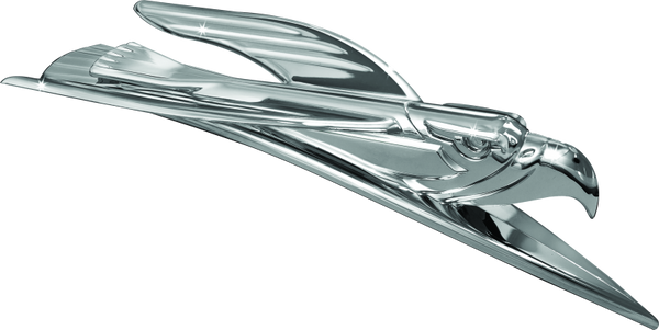 Kuryakyn Deco Eagle Fender Ornament 01-22 Honda GL1800 Chrome - Bull Strap