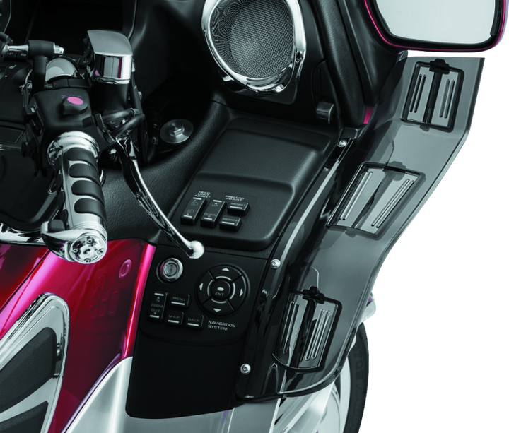Kuryakyn Dragon Wings 01-17 Honda GL1800 Models Smoke - Bull Strap