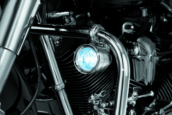 Kuryakyn Engine Guard Mounted Drive Light - Bull Strap