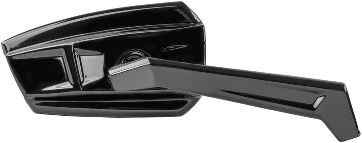Kuryakyn Enygma Mirrors Gloss - Black - Bull Strap