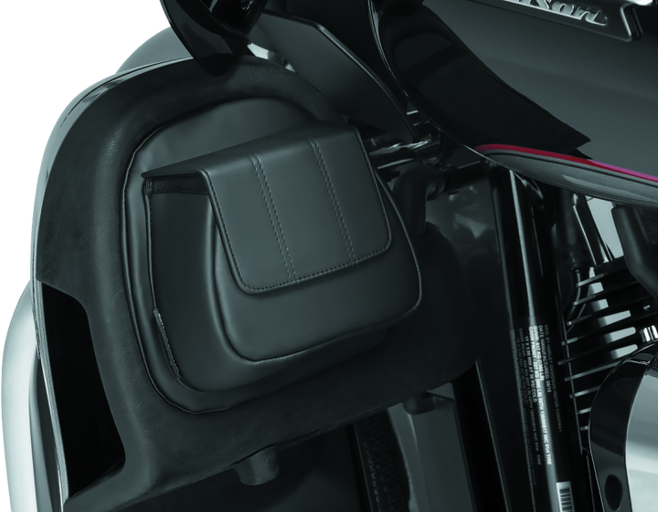 Kuryakyn Fairing Lower Door Pockets - Bull Strap