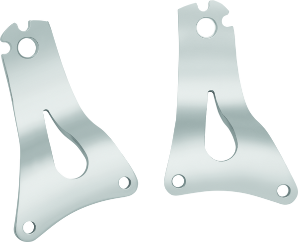 Kuryakyn Fixed Mounts For Multi-Purpose Backrest Chrome - Bull Strap